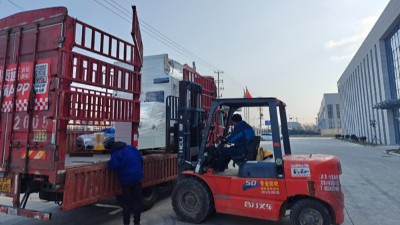 發(fā)貨！鏈式外圓滾涂機順利發(fā)寧波橡膠減震老客戶
